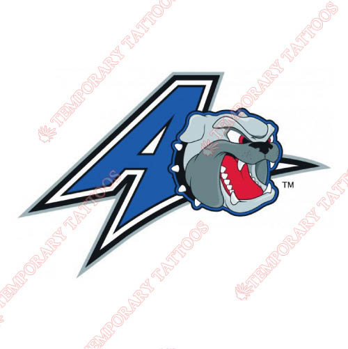 UNC Asheville Bulldogs Customize Temporary Tattoos Stickers NO.6048